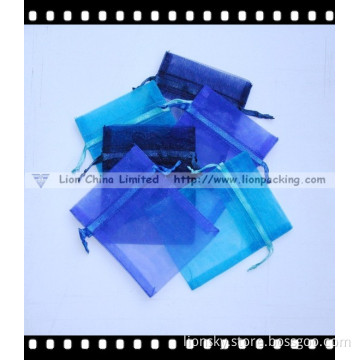 Favorites Compare Top Drawstring Organza Bags with Logo for Jewelry